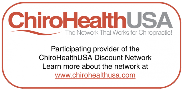 Participating provider of the ChiroHealthUSA Discount Network
