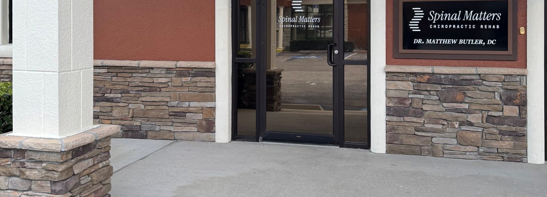Spinal Matters entrance at 711 Ciara Creek Cove, Suite 1001, Longwood